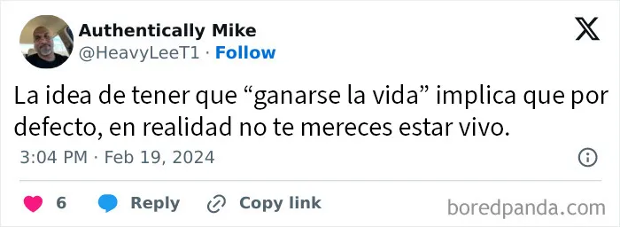 Ganarse el derecho a vivir