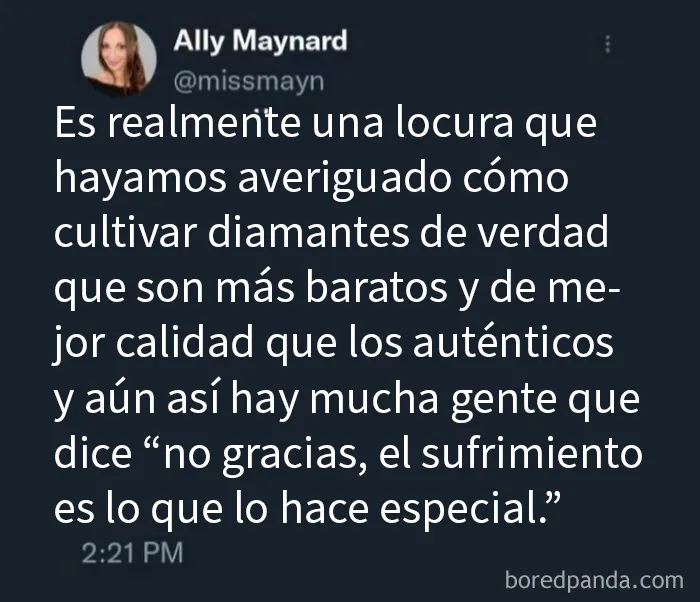 Diamantes de laboratorio, qué cutre