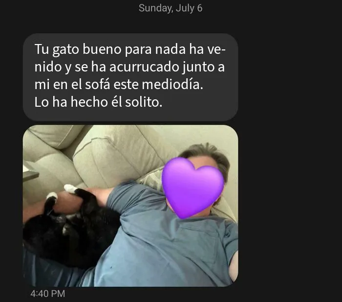 Mi padre me manda regularmente mensajes como estos