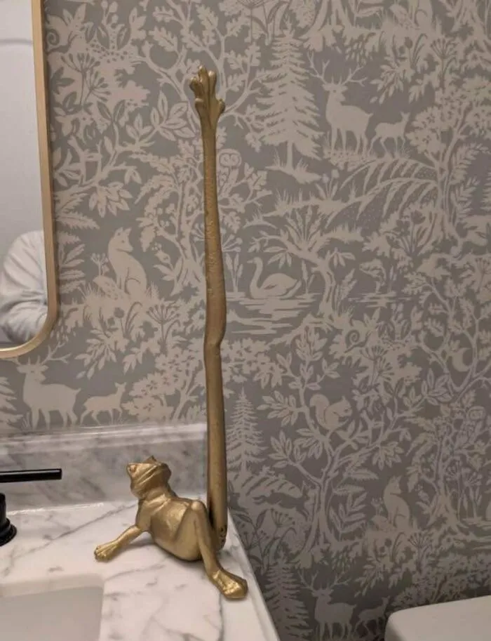 Mi nuevo portarrollos para el cuarto de baño