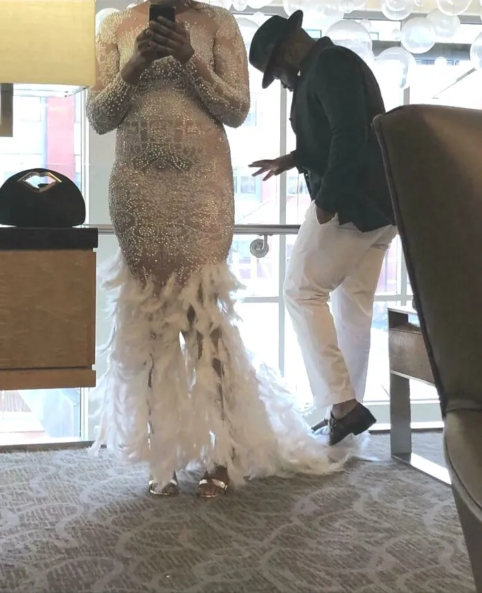 Posiblemente la invitada peor vestida que haya visto