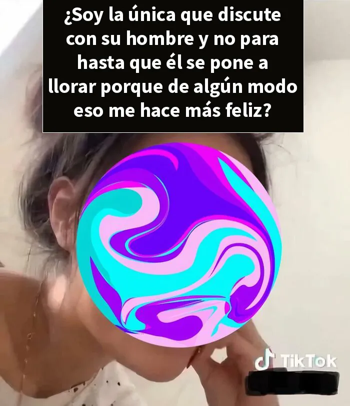 Hacer llorar a mi novio me hace feliz