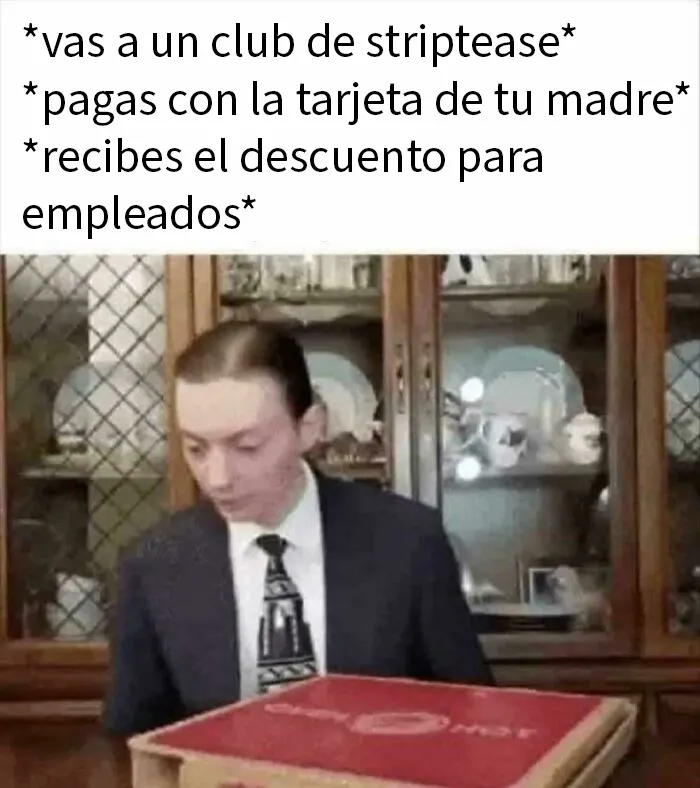 Usa el descuento, hombre