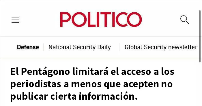 Intento de tener libertad de prensa