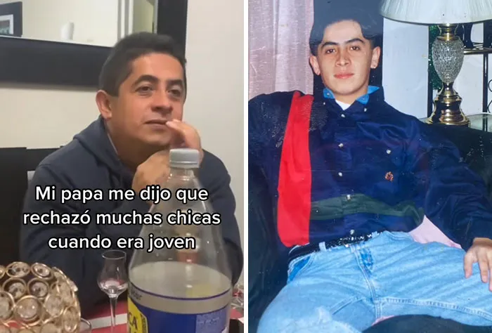 22 Padres que asombraron a sus hijos con sus fotos de juventud