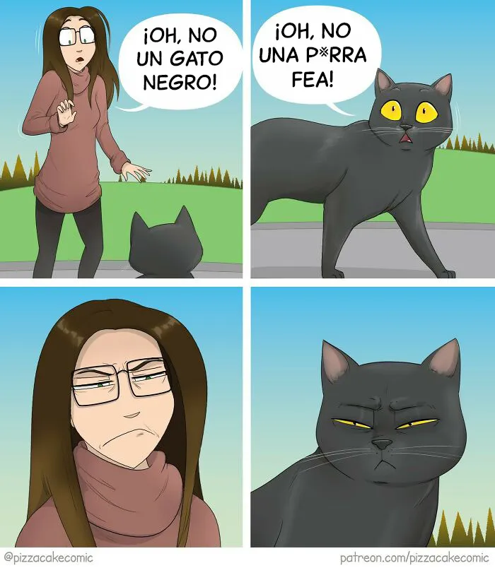 15 Cómics divertidos sobre la vida, los gatos y el caos cotidiano