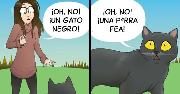 15 Cómics divertidos sobre la vida, los gatos y el caos cotidiano