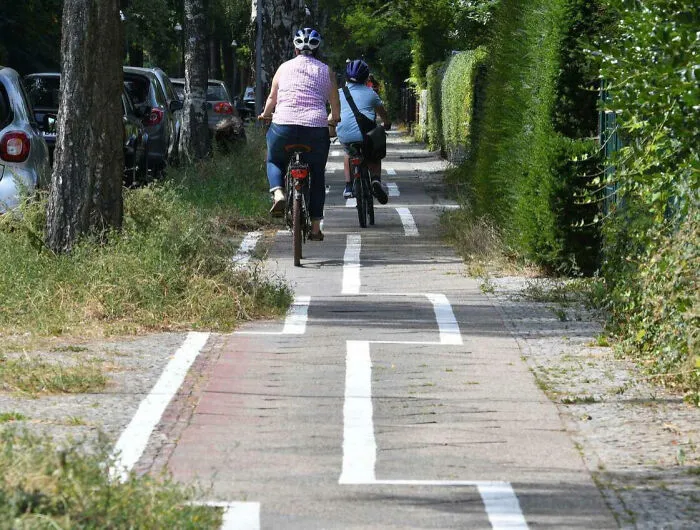 He pintado el carril bici, jefe
