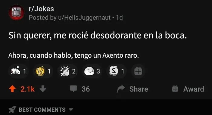 Jajaja, lo entiendo a la perfección
