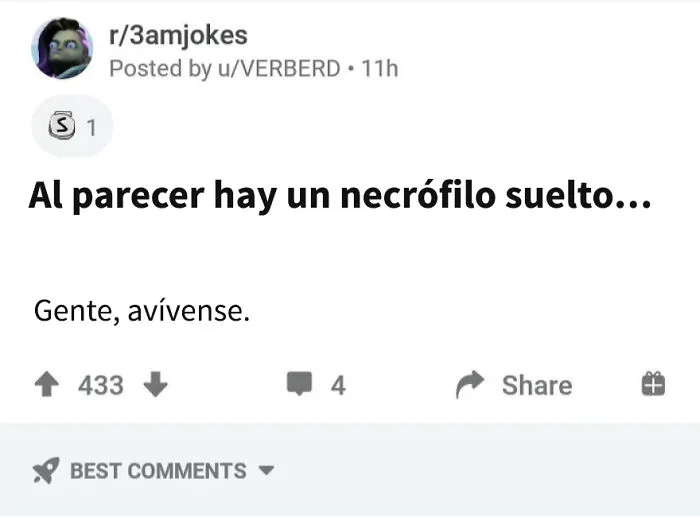 Toma esto y vete 