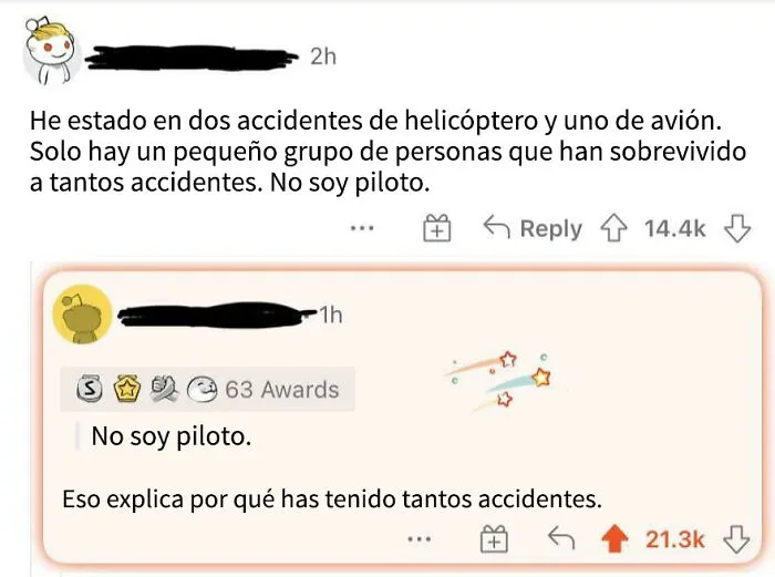 Con razón… 