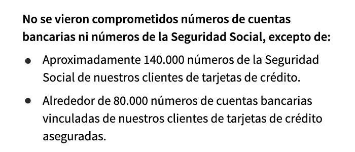 El mensaje “tranquilizador” de esta empresa tras la reciente filtración de datos