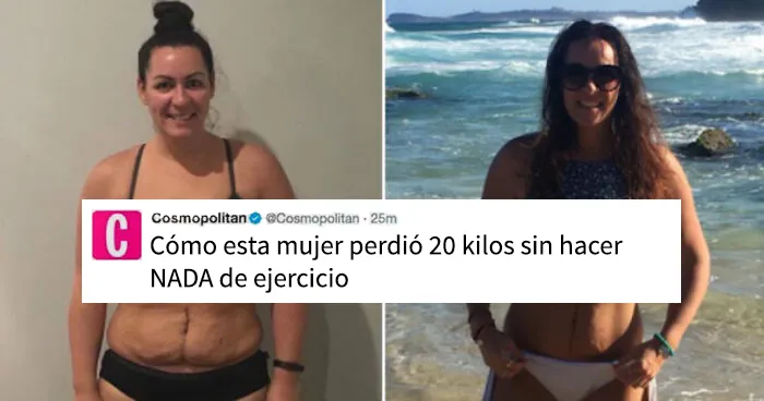  Cosmo, que se proclama feminista y body positive, usa de ejemplo la recuperación de una mujer tras el cáncer como estrategia para conseguir un “cuerpo de playa”