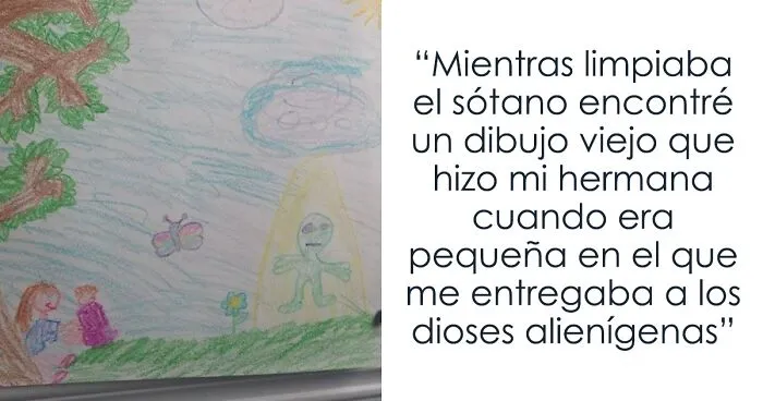 “No puedo dejar de reírme”: 20 veces en que los niños mostraron con orgullo sus dibujos extravagantes diciendo que eran arte