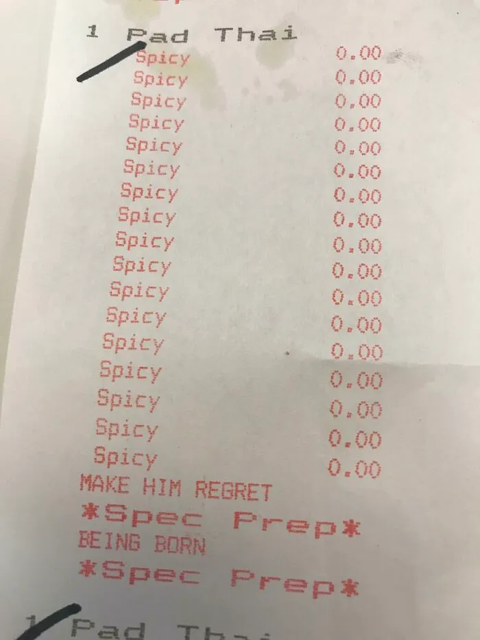 Hoy pedí un Pad thai con extra de picante