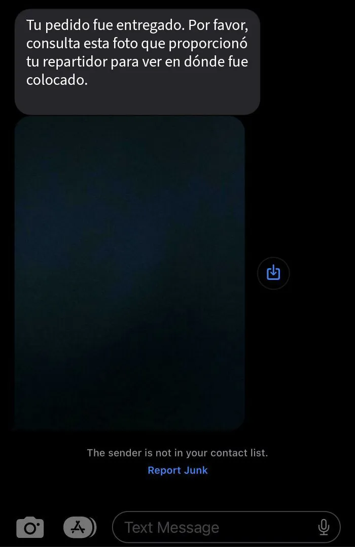 Me han entregado el pedido en el abismo