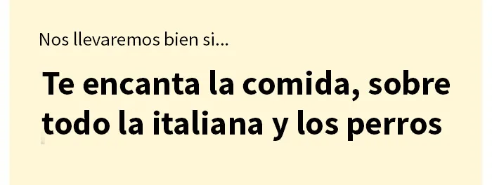 ¿Italiana y qué??