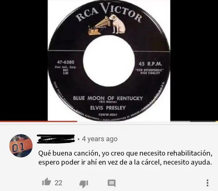 En un video de una grabación de Elvis