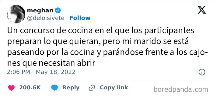 20 Divertidos tuits de maridos que triunfan en su matrimonio
