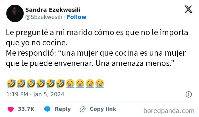 20 Divertidos tuits de maridos que triunfan en su matrimonio