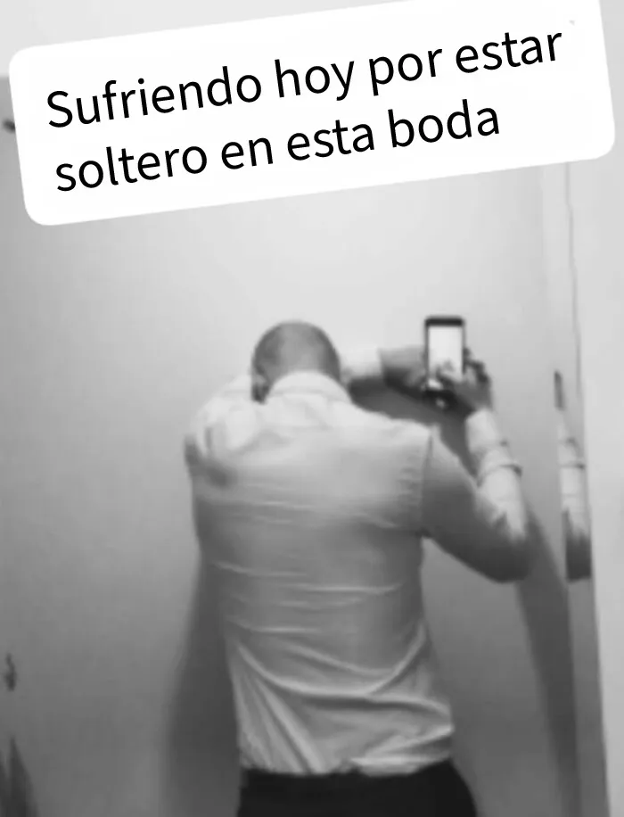 Hoy fui a una boda y estuve charlando con este chico. Estuvo muy animado y hablador todo el día y lo busqué en Instagram. Esto fue lo que publicó en su historia.