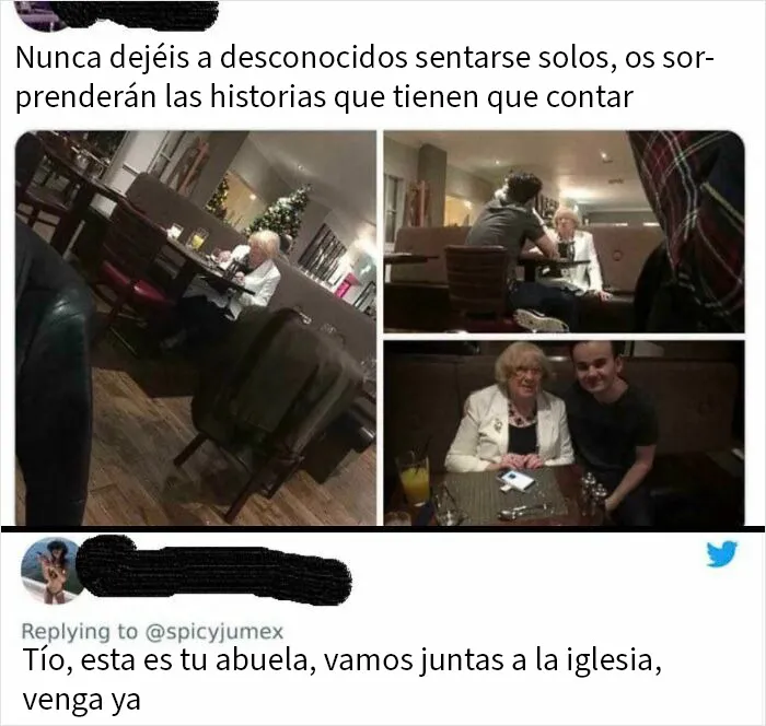 Llamada de atención por usar a su propia abuela para que le hagan caso en internet