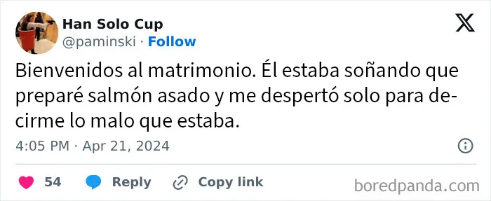 20 Divertidos tuits sobre la vida conyugal que resumen perfectamente el matrimonio