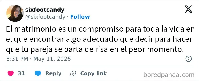 20 Divertidos tuits sobre la vida conyugal que resumen perfectamente el matrimonio