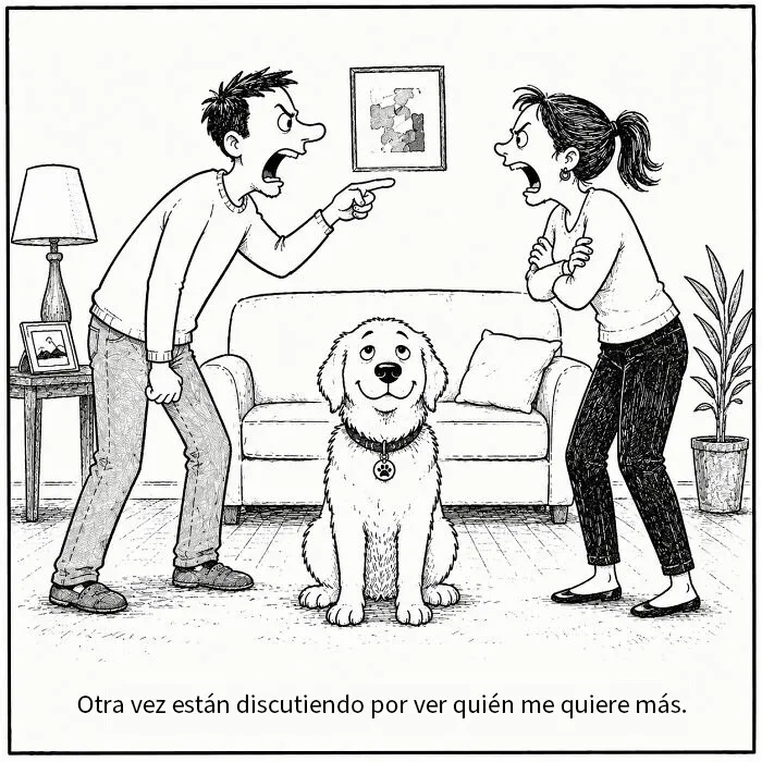 Imaginé los pensamientos que pasan por la mente de un perro y los convertí en 15 cómics
