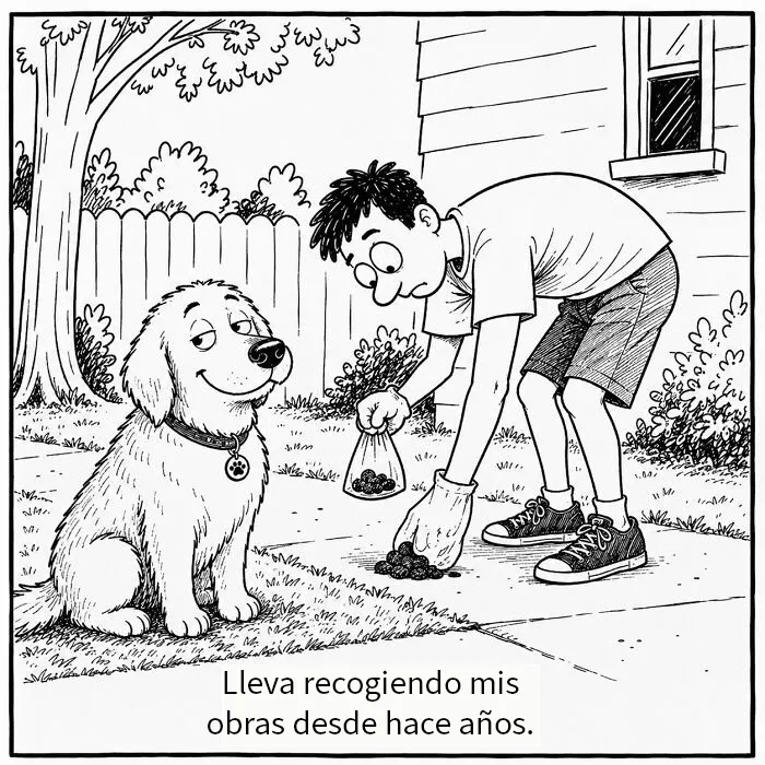 Imaginé los pensamientos que pasan por la mente de un perro y los convertí en 15 cómics