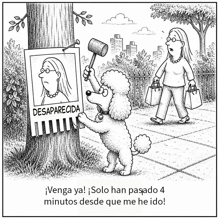 Imaginé los pensamientos que pasan por la mente de un perro y los convertí en 15 cómics