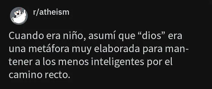 Nos hace quedar mal a los demás ateos