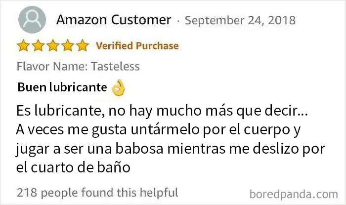Reseña de amazon