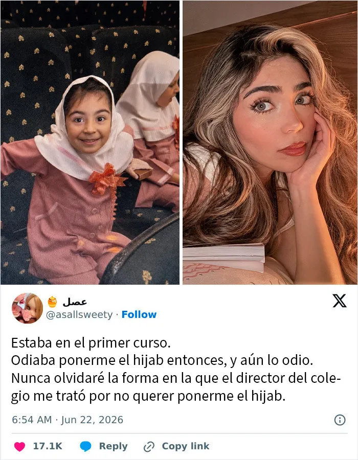 15 Mujeres muestran cómo eran antes y después de dejar de usar hijab