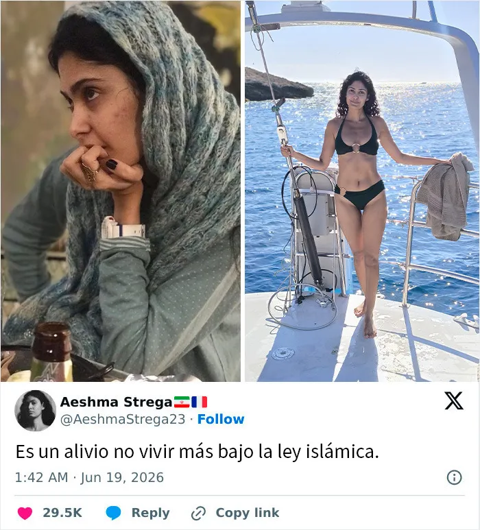 15 Mujeres muestran cómo eran antes y después de dejar de usar hijab