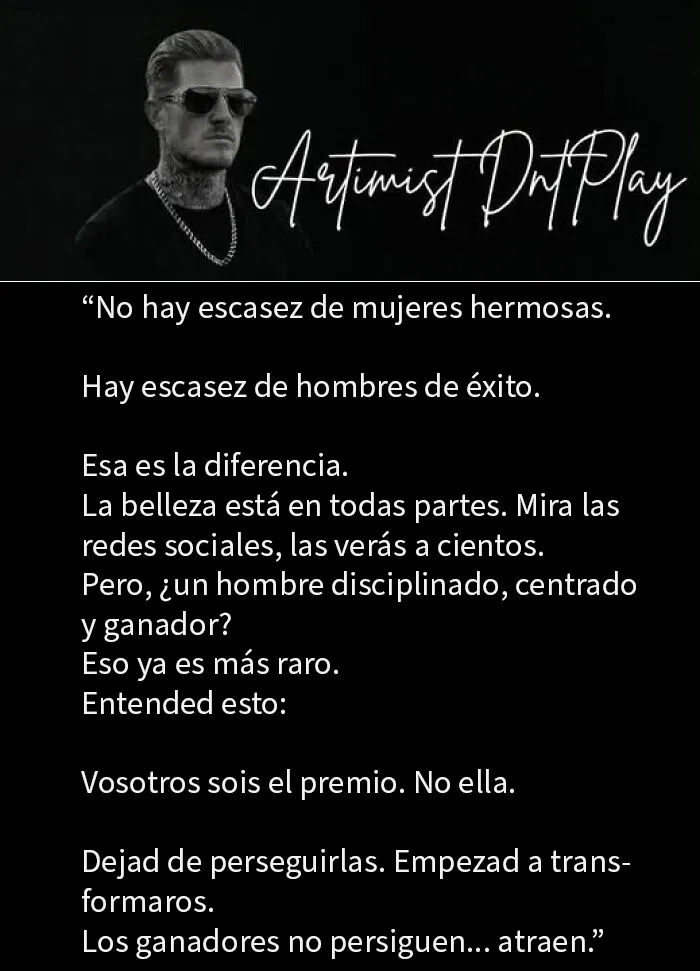 Creo que la escasez es de hombres emocionalmente inteligentes pero bueno