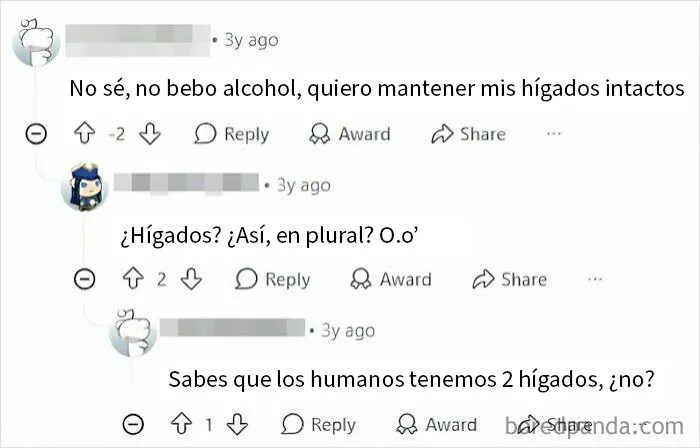 Madre mía, 2 hígados