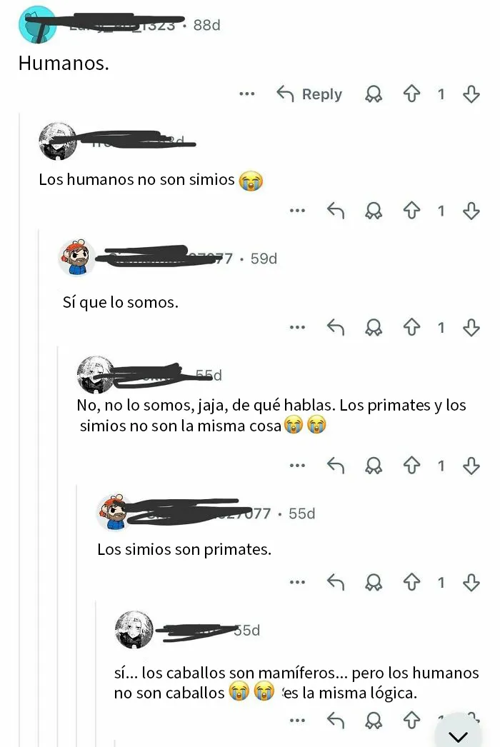 Simios, primates, humanos, lo mismo da