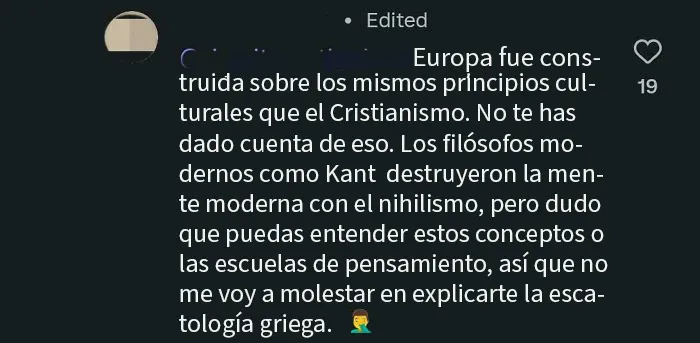 Arrogante es poco