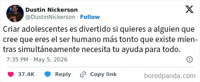 20 Tuits de padres que hicieron reir a los demás en vez de solo quejarse