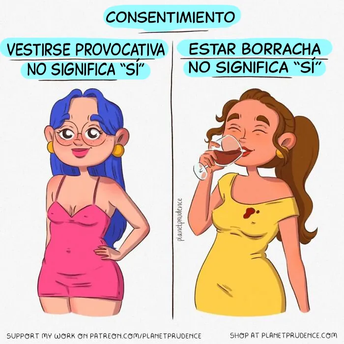 20 Cómics de "Planet Prudence" mostrando cómo es ser mujer