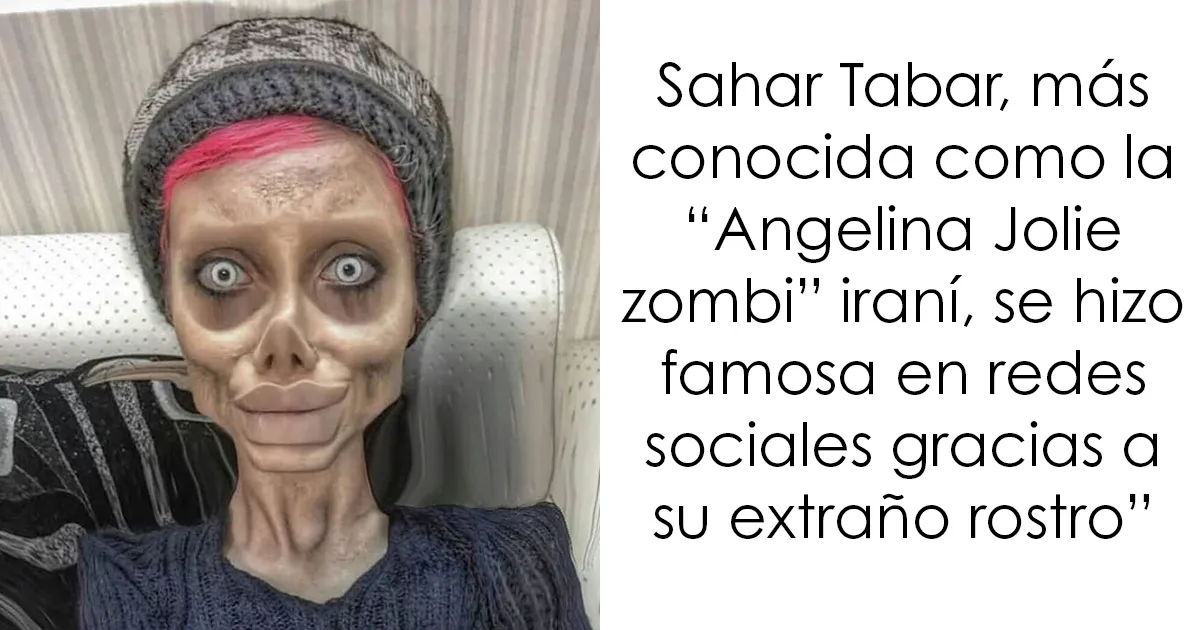 La mujer detrás del fenómeno de "Angelina Jolie zombi" finalmente muestra su verdadero rostro