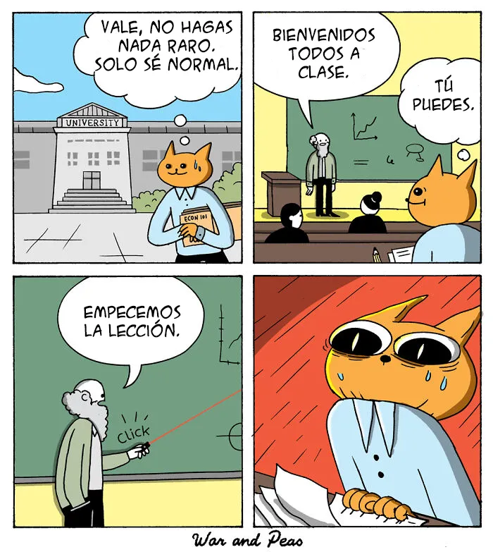20 Divertidos cómics de War & Peas con giros tan inesperados como oscuros