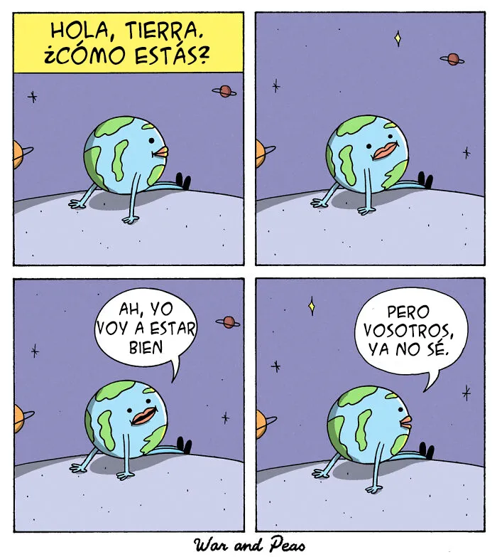 20 Divertidos cómics de War & Peas con giros tan inesperados como oscuros