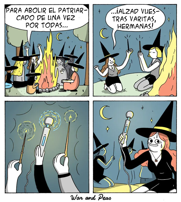 20 Divertidos cómics de War & Peas con giros tan inesperados como oscuros
