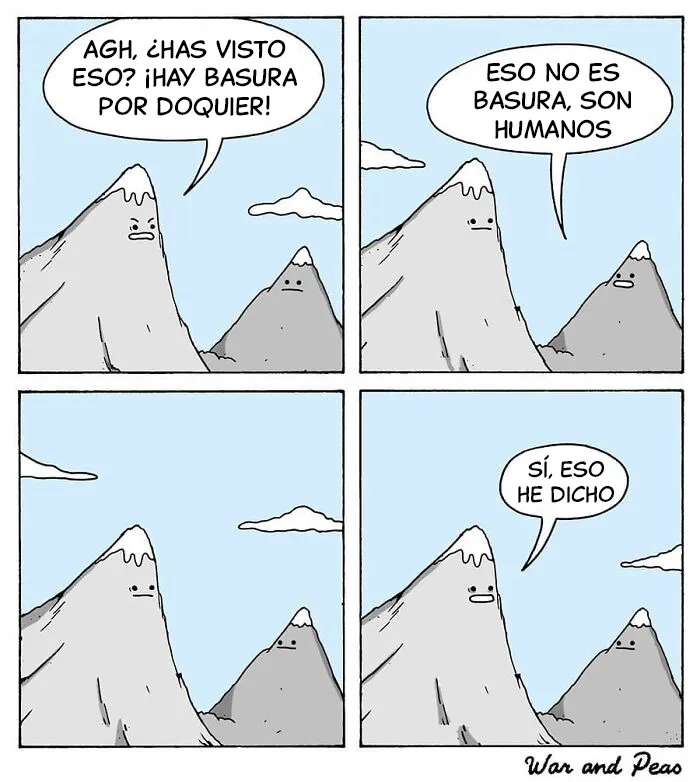 20 Divertidos cómics de War & Peas con giros tan inesperados como oscuros
