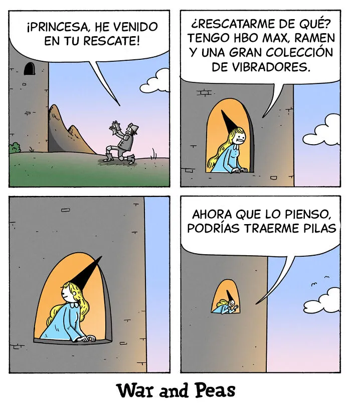 20 Divertidos cómics de War & Peas con giros tan inesperados como oscuros