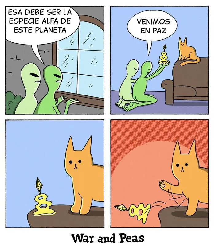 20 Divertidos cómics de War & Peas con giros tan inesperados como oscuros