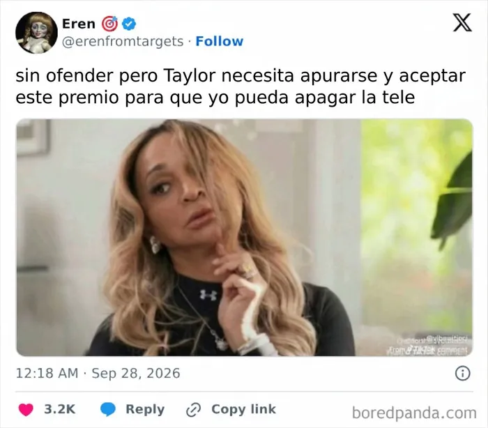 Los internautas no tienen piedad y se burlan sin compasión de los premios VMAs de 2026