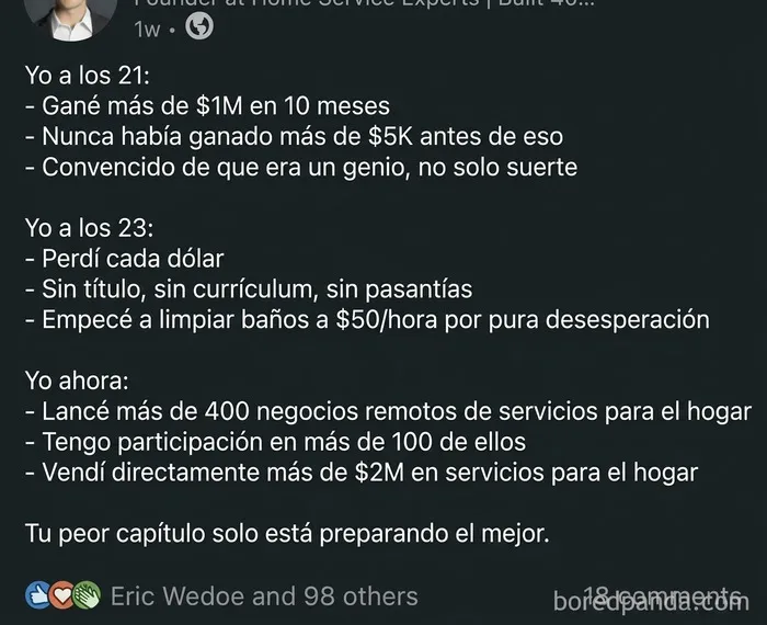 ¿Cuánto cobran los limpiadores? Probablemente 50 dólares la hora. Sí, eso es lo que incluiré en mi historia